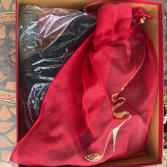 Rene Caovilla boots with glitter hills. Like new - Picture 7 of 7